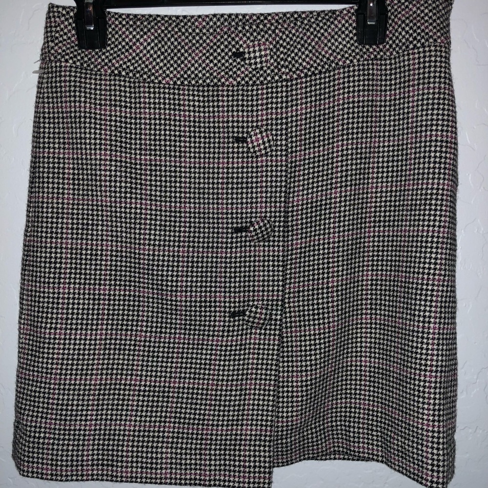 plaid mini skirt